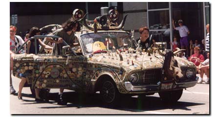 Belinda being pushed